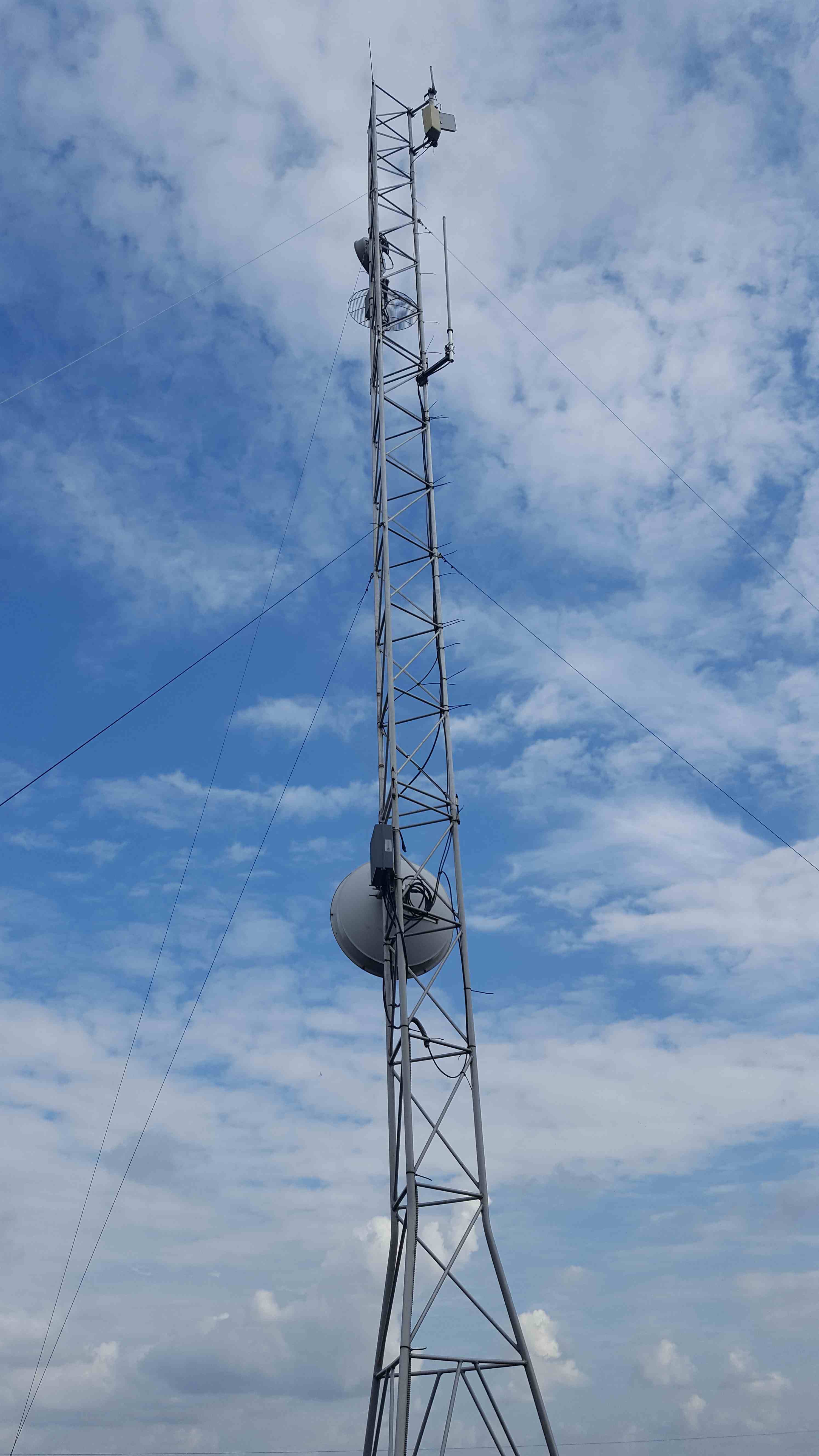 Mniejszy maszt w pionie